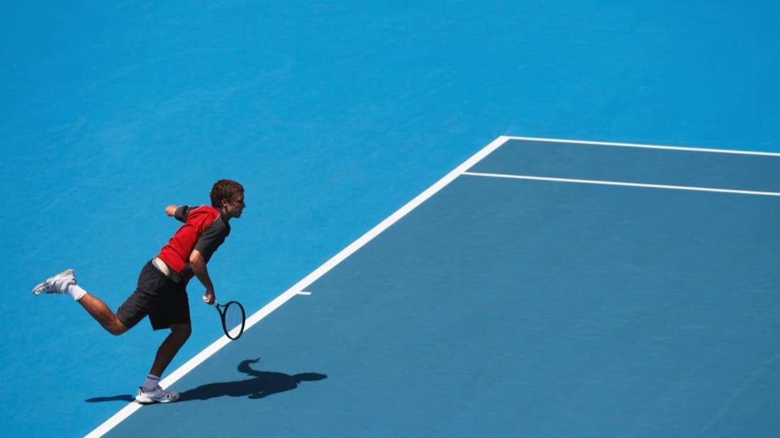 Tennis: sport photo (no recognisable faces)
